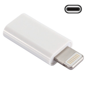 ENKAY HAT-PRINCE HC-6 MINI ABS USB-C / TYPE-C 3.1 à 8 broches Adaptateur de connecteur de port (blanc) SE2669282-20