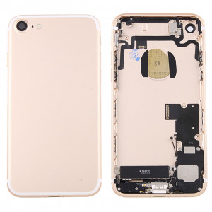 iPartsAcheter pour iPhone 7 couvercle de la batterie arrière avec le plateau de la carte (Gold) SI41JL214-20