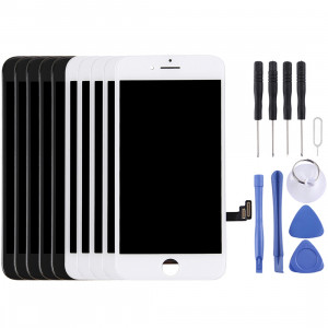 5PCS Noir + 5 PCS Blanc Ecran LCD et Digitizer Assemblage Complet pour iPhone 7 (5 Noir + 5 Blanc) SH7811866-20