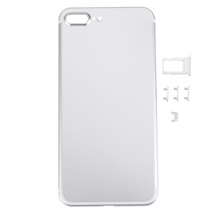 iPartsAcheter 5 en 1 pour iPhone 7 Plus (couverture arrière + porte-cartes + touche de contrôle du volume + bouton d'alimentation + touche de vibreur interrupteur muet) couvercle du boîtier Assemblée complète SI471S701-20
