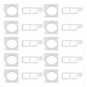 10 Ensembles iPartsBuy pour iPhone 8 Lunette de caméra de face avant + support de fixation de capteur S17311790-20