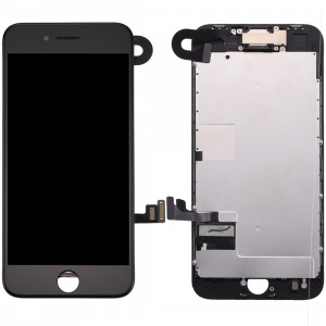 iPartsBuy 4 en 1 pour iPhone 8 (caméra frontale + LCD + cadre + pavé tactile) Assembleur de numériseur (noir) SI802B1584-20