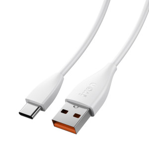 Ivon CA87 USB au câble de données de charge rapide USB-C / TPE-C TPE, Longueur du câble: 1M (blanc) SI416W1964-20