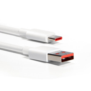 Câble de données de charge rapide USB vers USB-C / Type-C d'origine Xiaomi 6A, longueur: 1 m SX82631899-20