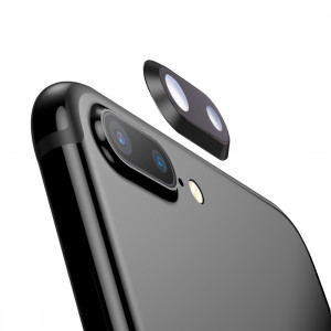 iPartsAcheter pour iPhone 8 Plus anneau de lentille de caméra arrière (noir) SI701B1032-20