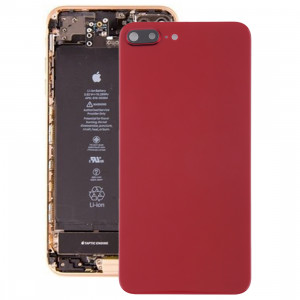 Couverture arrière avec adhésif pour iPhone 8 Plus (rouge) SH47RL22-20