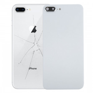 iPartsAcheter pour iPhone 8 Plus couverture arrière avec adhésif (blanc) SI47WL8-20