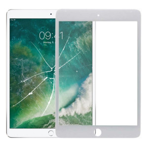 Lentille en verre externe de l'écran avant pour iPad Pro 12,9 pouces / iPad Pro 12,9 pouces (2017) (blanc) SH207W966-20