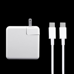 Adaptateur secteur 61W USB-C / Type-C avec 2m USB Type-C mâle vers USB Câble de charge mâle Type-C, Pour iPhone, Galaxy, Huawei, Xiaomi, LG, HTC et autres téléphones intelligents, Périphériques rechargeables, SH007C1866-20