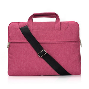 Portable Un sac à bandoulière portable Zipper épaule, pour 11,6 pouces et ci-dessous Macbook, Samsung, Lenovo, Sony, DELL Alienware, CHUWI, ASUS, HP (Magenta) SP401M1565-20