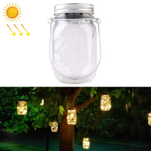 10 LED à énergie solaire Mason bouchon de bouteille lampe suspendue décoration extérieure jardin lumière, non compris le corps de la bouteille (blanc chaud) SH08WW312-20
