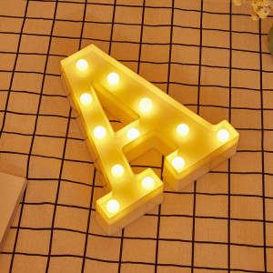 Lettre anglaise de l'alphabet une lumière décorative de forme, lumière sèche chaude de vacances de LED SH216A232-20