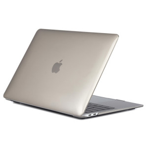 Housse de protection en cristal pour ordinateur portable pour MacBook Air 13,3 pouces A1932 (2018) (Gris) SH211H32-20