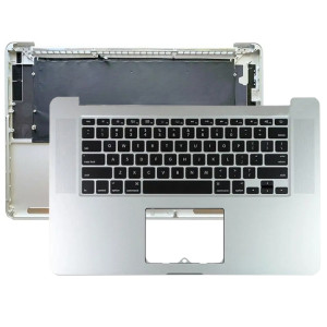 Pour Macbook Pro 15 A1398 2013 2014 Clavier américain avec coque C (argent) SH818B1969-20