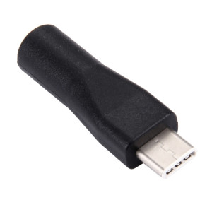5.5x2.1mm Femelle vers USB 3.1 Type C Adaptateur secteur pour MacBook 12 pouces, Chromebook Pixel 2015, Tablet PC Nokia N1 (Noir) SH511B91-20