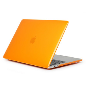 Etui de protection pour ordinateur portable Crystal Style pour MacBook Pro 15,4 pouces A1990 (2018) (Orange) SH319E119-20