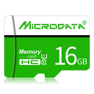 Carte mémoire TF MICRODATA 16 Go U1 verte et blanche (Micro SD) SH5811967-20