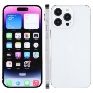 Pour iPhone 14 Pro Max écran couleur faux modèle d'affichage factice non fonctionnel (argent) SH110S684-20