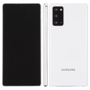 Modèle d'affichage factice faux écran noir non fonctionnel pour Samsung Galaxy Note20 Ultra 5G (blanc) SH014W599-20