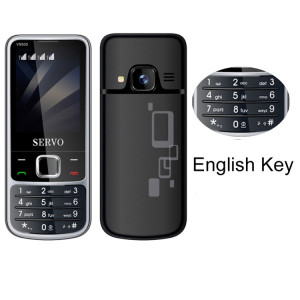 Servo V9500 téléphone portable, clé anglaise, 2,4 pouces, SPREDTRUM SC6531CA, 21 touches, support Bluetooth, FM, Son magique, lampe de poche, GSM, Quad SIM (Noir) SS056B1772-20