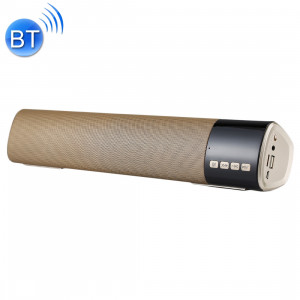 B28S Nouveau Haut-parleur stéréo Bluetooth V3.0 + EDR avec écran LCD, microphone intégré, prise en charge des appels mains libres et carte TF & AUX IN, distance Bluetooth: 10 m (or) SH158J225-20