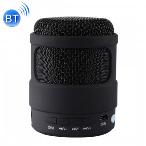 S-13 Haut-parleur Bluetooth sans fil de musique stéréo portable, microphone intégré, prise en charge des appels mains libres et carte TF et fonction audio et FM AUX, Bluetooth Distance: 10 m (noir) SH667B1692-20