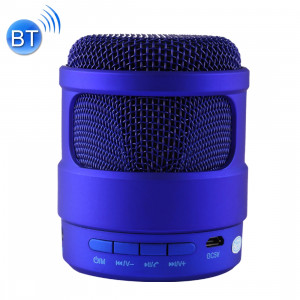 S-13 Haut-parleur Bluetooth sans fil de musique stéréo portable, MIC intégré, prise en charge des appels mains libres et carte TF et fonction audio & FM AUX, Bluetooth Distance: 10m (bleu) SH667L1665-20