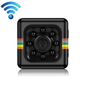 SQ11 Home HD 1080P 8 LEDS MINI WIFI Caméra, Support Vision Night & Mouvement et carte TF (Noir) SH212B1501-20