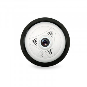 360EyeS EC10-I6 Caméra panoramique réseau 360 degrés HD avec fente pour carte TF, contrôle des téléphones mobiles de soutien (blanc) SH102W910-20