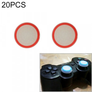 20 PCS Housse de protection en silicone lumineuse pour manette de jeu PS4 / PS3 / PS2 / XBOX360 / XBOXONE / WIIU (rouge) SH063R1897-20