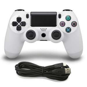 Contrôleur de jeu câblé DUALSHOCK 4 pour Sony PS4 (Blanc) SH177W187-20
