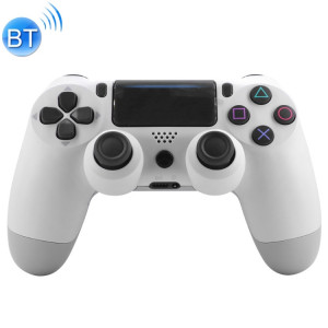 Manette de jeu Bluetooth sans fil avec lampe pour PS4, version américaine (blanc) SH251W1260-20