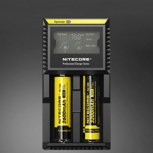 Chargeur Nitecore D2 Intelligent Digi Smart avec indicateur DEL pour piles 14500, 16340 (RCR123), 18650, 22650, 26650, Ni-MH et Ni-Cd (AA, AAA) SH40741608-20