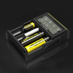 Chargeur Nitecore D4 Intelligent Digi Smart avec écran LCD pour piles 14500, 16340 (RCR123), 18650, 22650, 26650, Ni-MH et Ni-Cd (AA, AAA) SH43021382-20