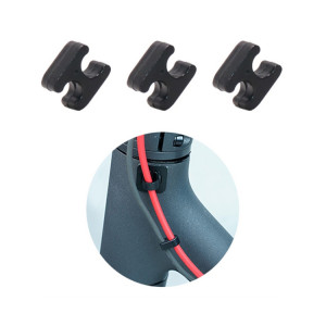 Pour Xiaomi M365 Scooter électrique câble de frein fermoir gestionnaire de clip organisateur fixe (noir) SH178B1418-20