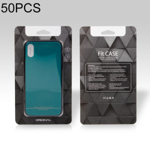 50 PCS Étui pour téléphone portable de haute qualité PVC + Colle Package Box pour iPhone (4,7 pouces) Taille disponible: 148 mm x 78 mm x 7 mm (noir) SH037B1514-20