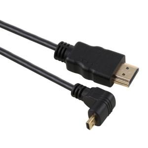 Câble d'adaptateur de connecteur mâle plaqué or positif HDMI de 30 cm 4K HDMI mâle vers micro HDMI SH0392401-20