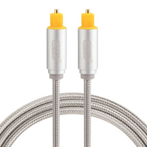 EMK Câble audio numérique Toslink mâle mâle audio optique (argent) SH781S762-20