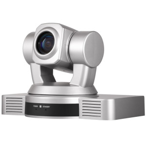 YANS YS-H820DSY 1080P HD 20X Caméra de conférence vidéo à objectif zoom avec télécommande, prise américaine (argent) SY682S350-20