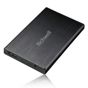 Richwell SATA R23-SATA-160GB 160GB 2,5 pouces USB3.0 Interface Mobile Hard Drive Drive (Noir) SR656B279-20