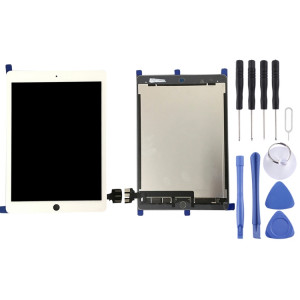 iPartsAcheter pour iPad Pro 9.7 pouces / A1673 / A1674 / A1675 LCD écran + écran tactile Digitizer Assemblée (Blanc) SI456W1782-20