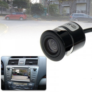 Caméra de vision arrière filaire avec poinçon filaire étanche avec platine, support installé dans le navigateur de voiture ou moniteur de voiture, angle de vision large: 170 degrés (WD004) (noir) SH0251850-20