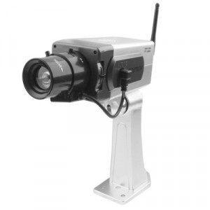 Fausse caméra de surveillance sans fil de surveillance IR LED avec 45 rotations SH01031100-20