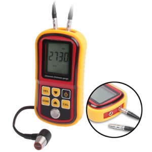 Vitesse de mesure de l'appareil de mesure de l'épaisseur à ultrasons 1,2 ~ 225 mm en métal (GM-100) (rouge) SH0189193-20