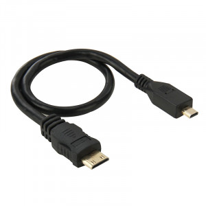 Câble adaptateur HDMI mini mâle vers micro HDMI de 30 cm SH0058176-20