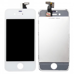 iPartsAcheter 3 en 1 pour iPhone 4 (LCD + Frame + Touch Pad) Digitizer Assemblée (Blanc) SI720W1057-20