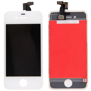 iPartsAcheter 3 en 1 pour iPhone 4 (LCD + Frame + Touch Pad) Digitizer Assemblée (Blanc) SI799W667-20