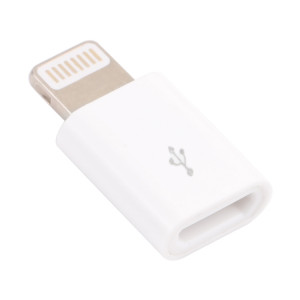 Micro USB femelle à 8 broches Mini Adaptateur (blanc) SH304L170-20