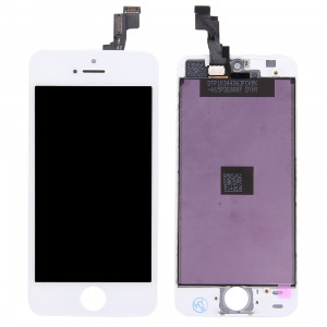 iPartsAcheter 3 en 1 pour iPhone 5S (LCD + Frame + Touch Pad) Assemblage Digitizer (Blanc) SI00481490-20