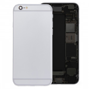 iPartsBuy batterie couvercle arrière avec bac à cartes pour iPhone 6s Plus (Argent) SI426S1406-20